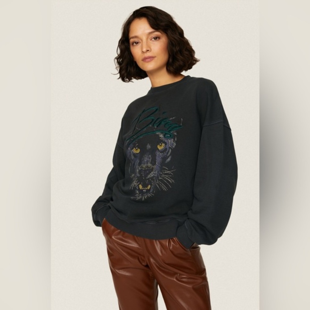 Anine Bing Kenny Panther Sweatshirt